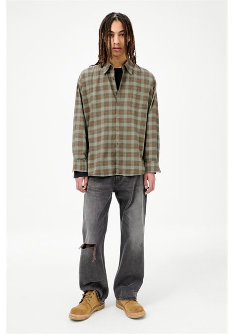borrowed shirt man green OUR LEGACY | M4252BI